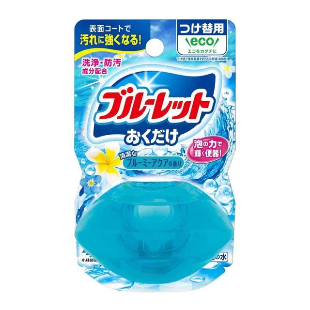 Kobayashi Pharmaceutical Liquid Bluelet for Toilet Use Refill Bloomy Aqua 70ml