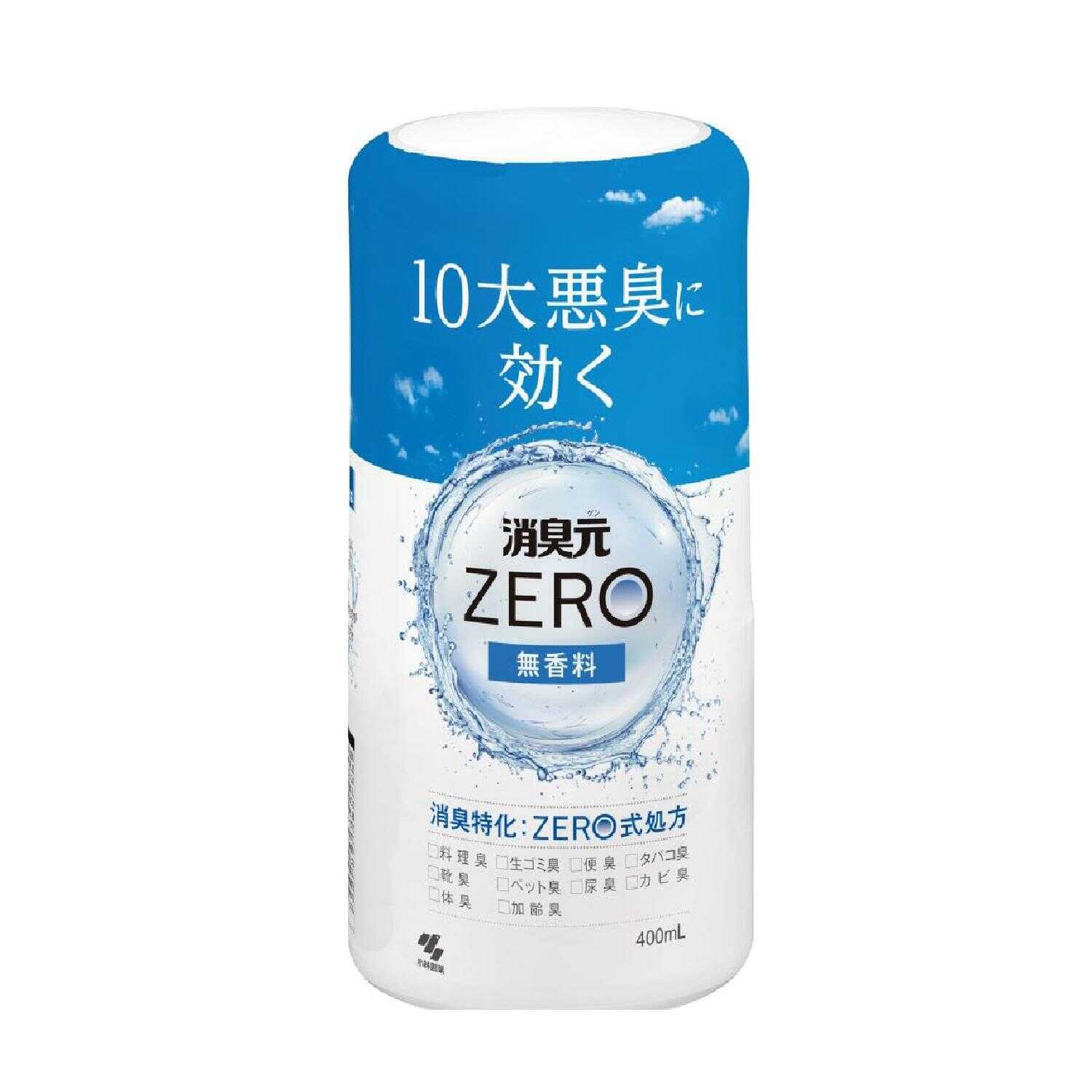 Kobayashi Pharmaceutical Deodorizer ZERO Fragrance-Free 400ml