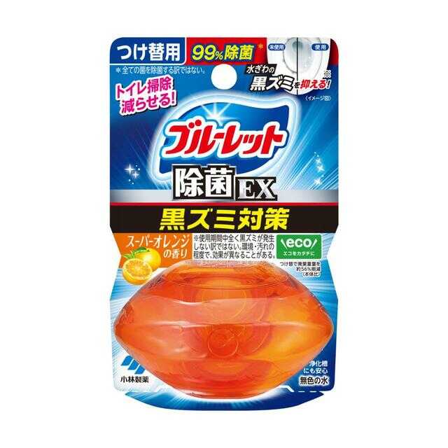 Kobayashi Pharmaceutical Liquid Bluelet Okudake Disinfectant EX Refill Super Orange 67ml