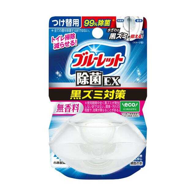 Kobayashi Pharmaceutical Liquid Bluelet Toilet Cleaner EX Refill Unscented 67ml