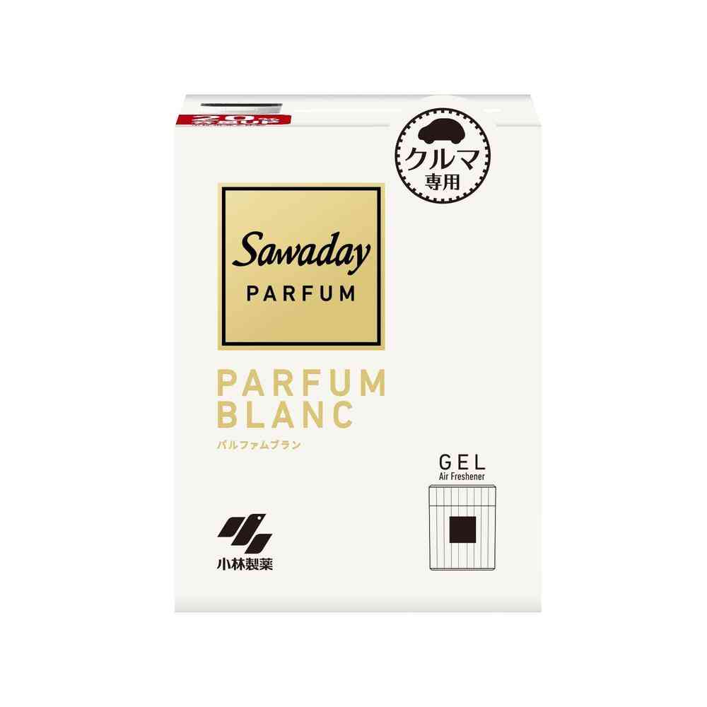 Kobayashi Pharmaceutical Sawaday Car Gel Perfume Blanc 110g