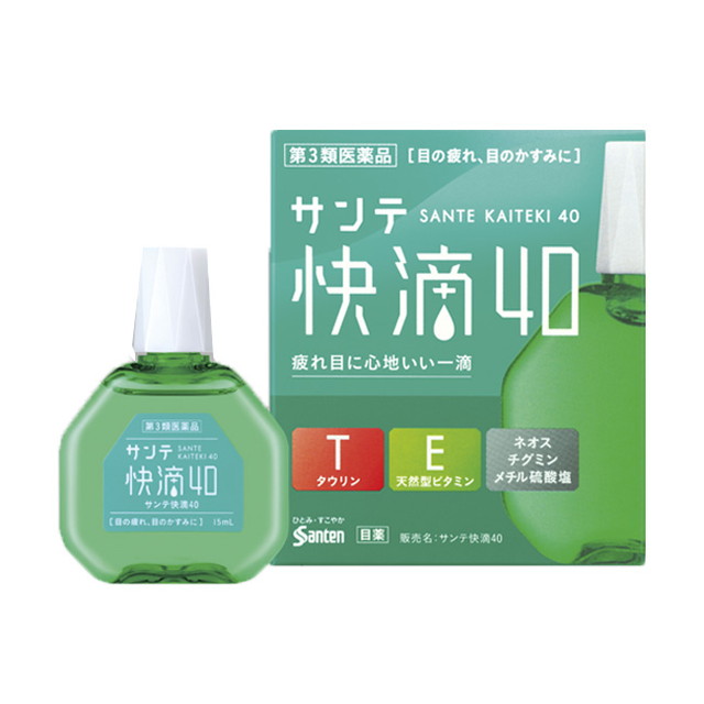 Santen Pharmaceutical Sante Kaiteki 40 15ml [Self-Medication Tax System Eligible]