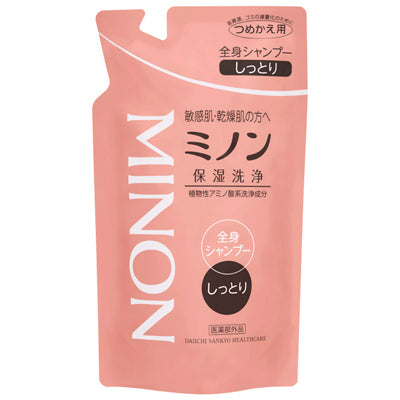 Minon All Body Shampoo Moist Type Refill 380ml