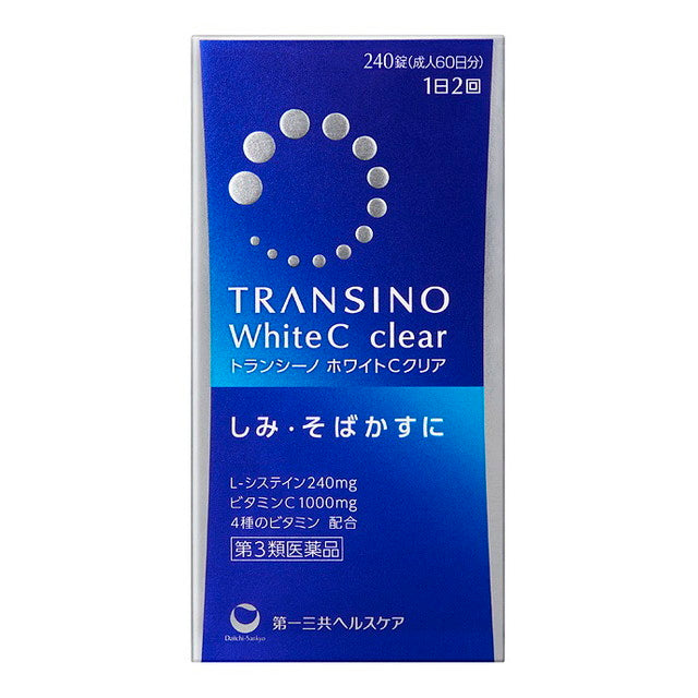 Daiichi Sankyo Healthcare Transino White C Clear 240 Tablets