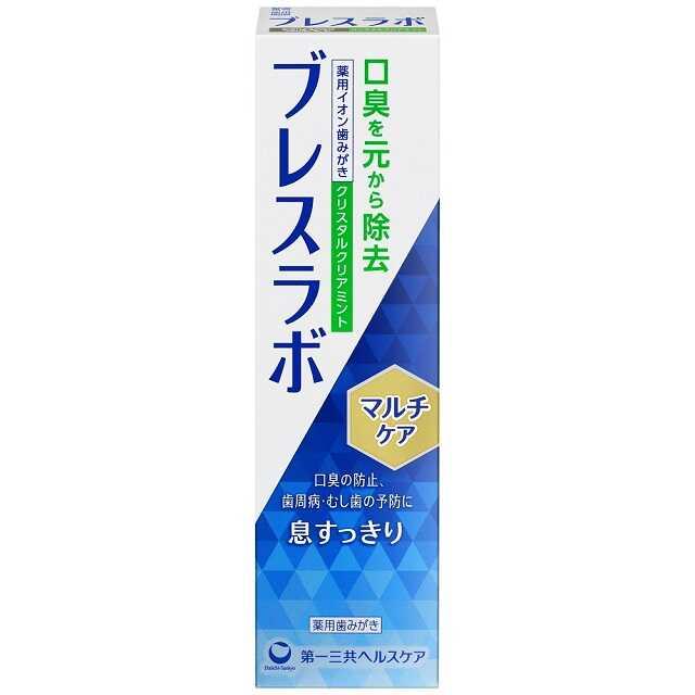 [Quasi-Drug] Daiichi Sankyo Healthcare Breath Lab Multi-Care Crystal Clear Mint 90g