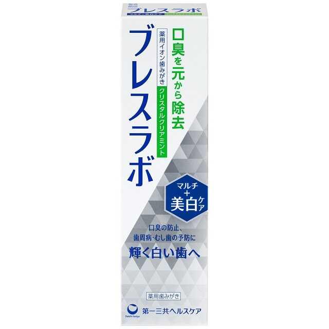 [Quasi-Drug] Daiichi Sankyo Healthcare Breath Lab Multi + Whitening Care Crystal Clear Mint 90g