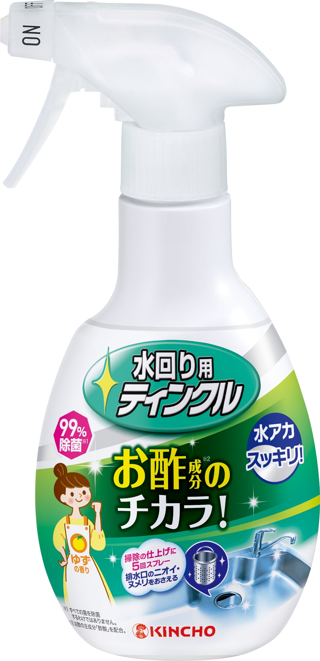 Dai Nippon Jochugiku KINCHO Twinkle Sink Cleaner with Odor Control 300ml