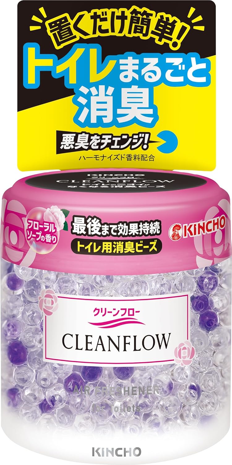 Kinjirou Clean Float Toilet Deodorizing Beads 60 Days Floral 170g