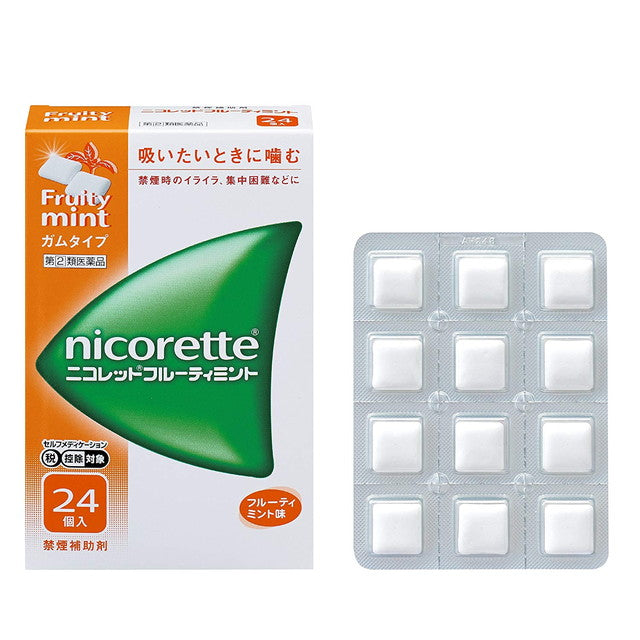 Nicorette Fruity Mint 24 Pieces