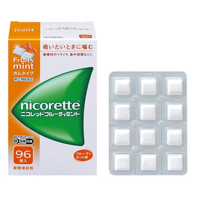 Nicorette Fruity Mint 96 Pieces