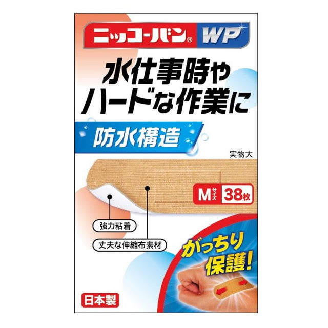 Nikko Pharmaceutical Nikko Ban WP No.504 M Size 38 Pieces