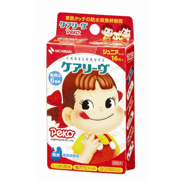 Nichiban Care Leave Character Peko-chan CLB16PK Junior, 16 Pieces