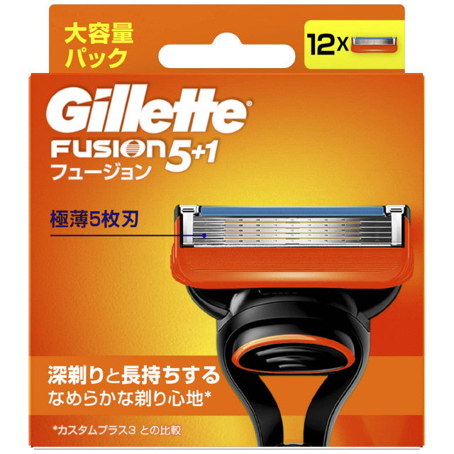 P&G Gillette Fusion Manual Replacement Blades 12B