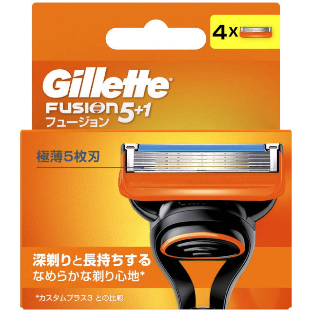 P&G Gillette Fusion Manual Razor Blades 4 Pack