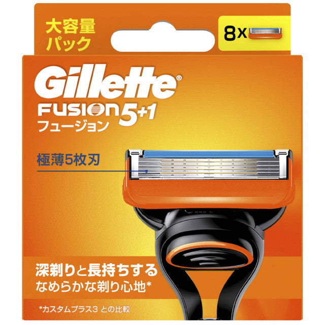 P&G Gillette Fusion Manual Replacement Blades 8 Pack