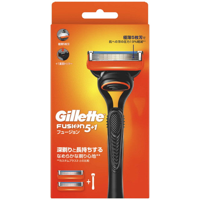 P&G Gillette Fusion Manual Holder with 2 Replacement Blades
