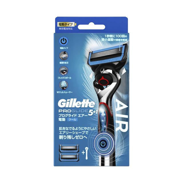 P&G Gillette ProGlide Air 5+1 Electric Cool Holder with 2 Replacement Blades