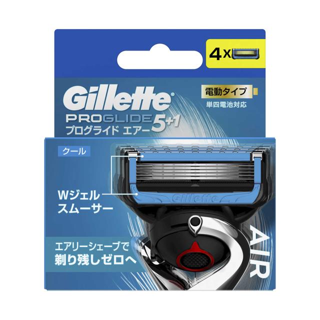 P&G Gillette ProGlide Air 5+1 Cool Electric Replacement Blades (4 Pack)