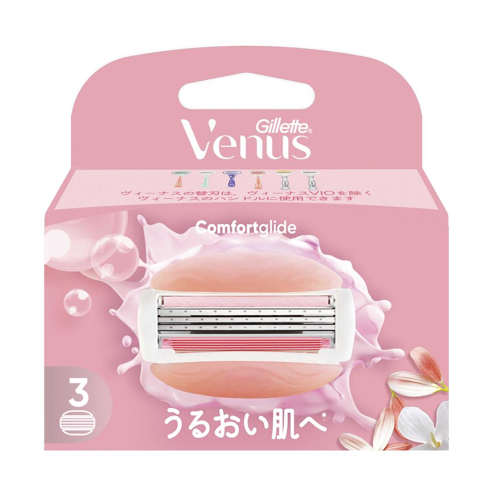 Gillette Venus ComfortGlide Moisture Refill Blades with White Tea Scent (3 Count)