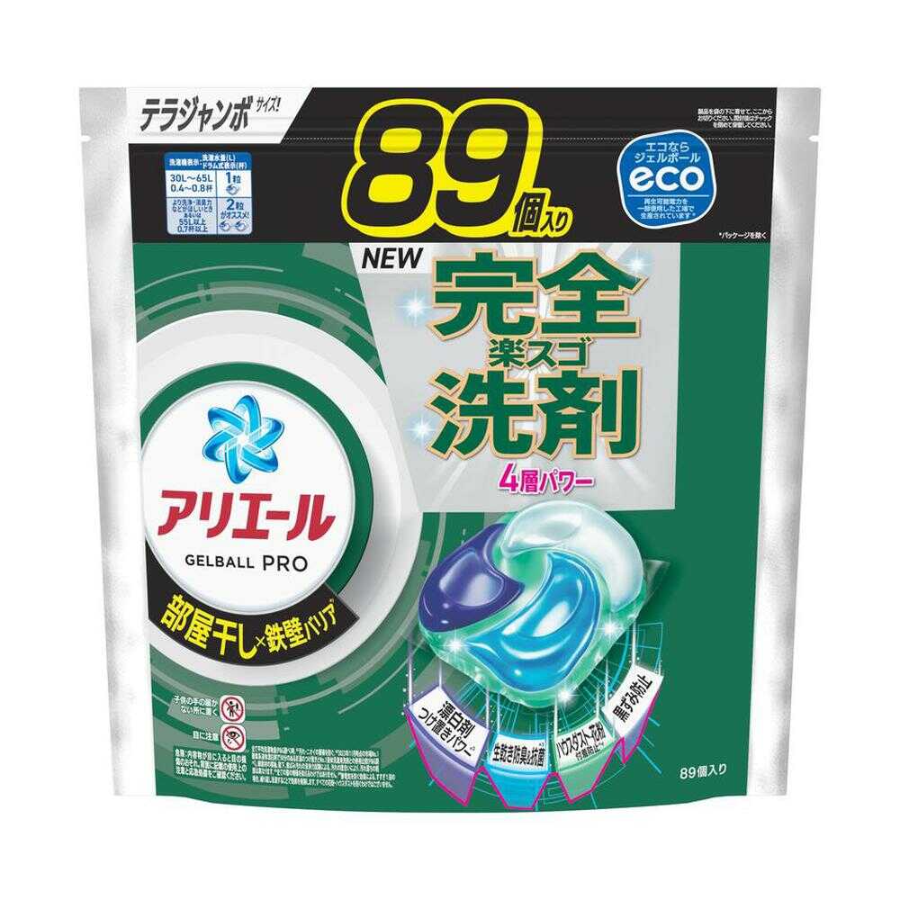 P&G Ariel Gel Ball Pro Room Drying Refill Terra Jumbo 89 Pieces