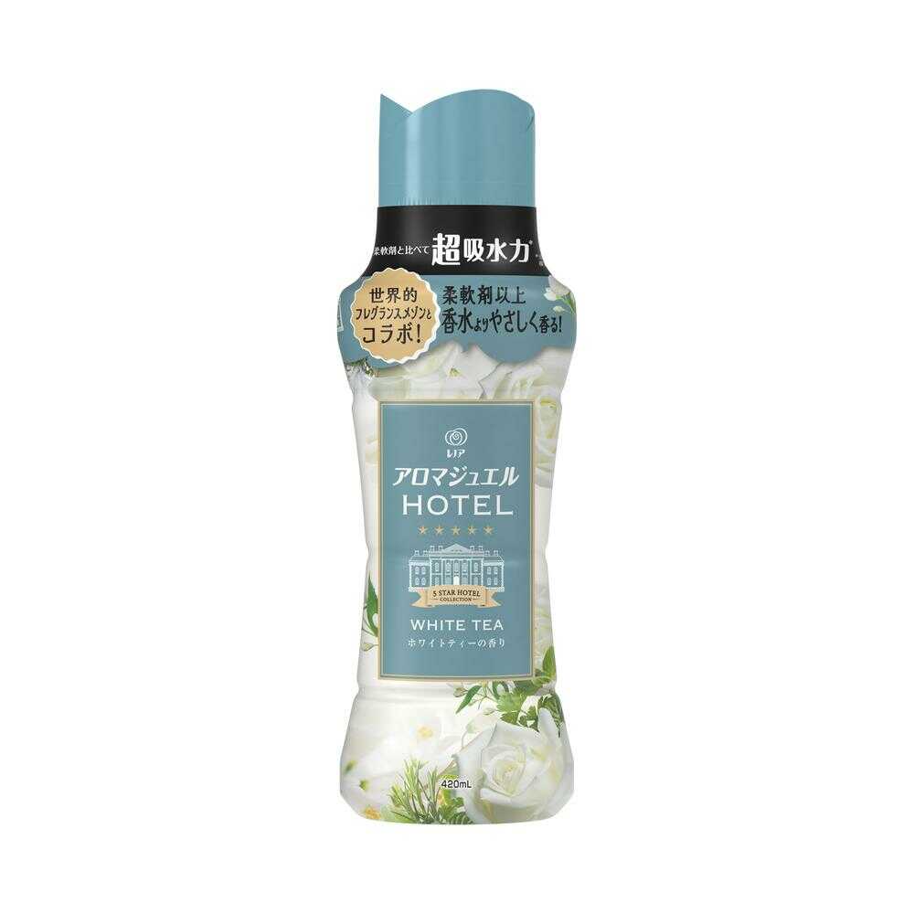 P&G Lenor Aroma Jewel HOTEL Fragrance Beads, White Tea Scent, 420ml
