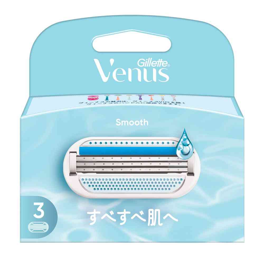 P&G Venus Smooth Skin Replacement Blades 3 Pieces