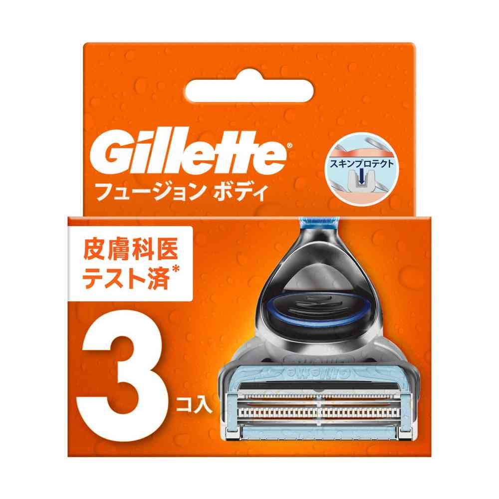 P&G Gillette Fusion Body Replacement Blades 3-Pack