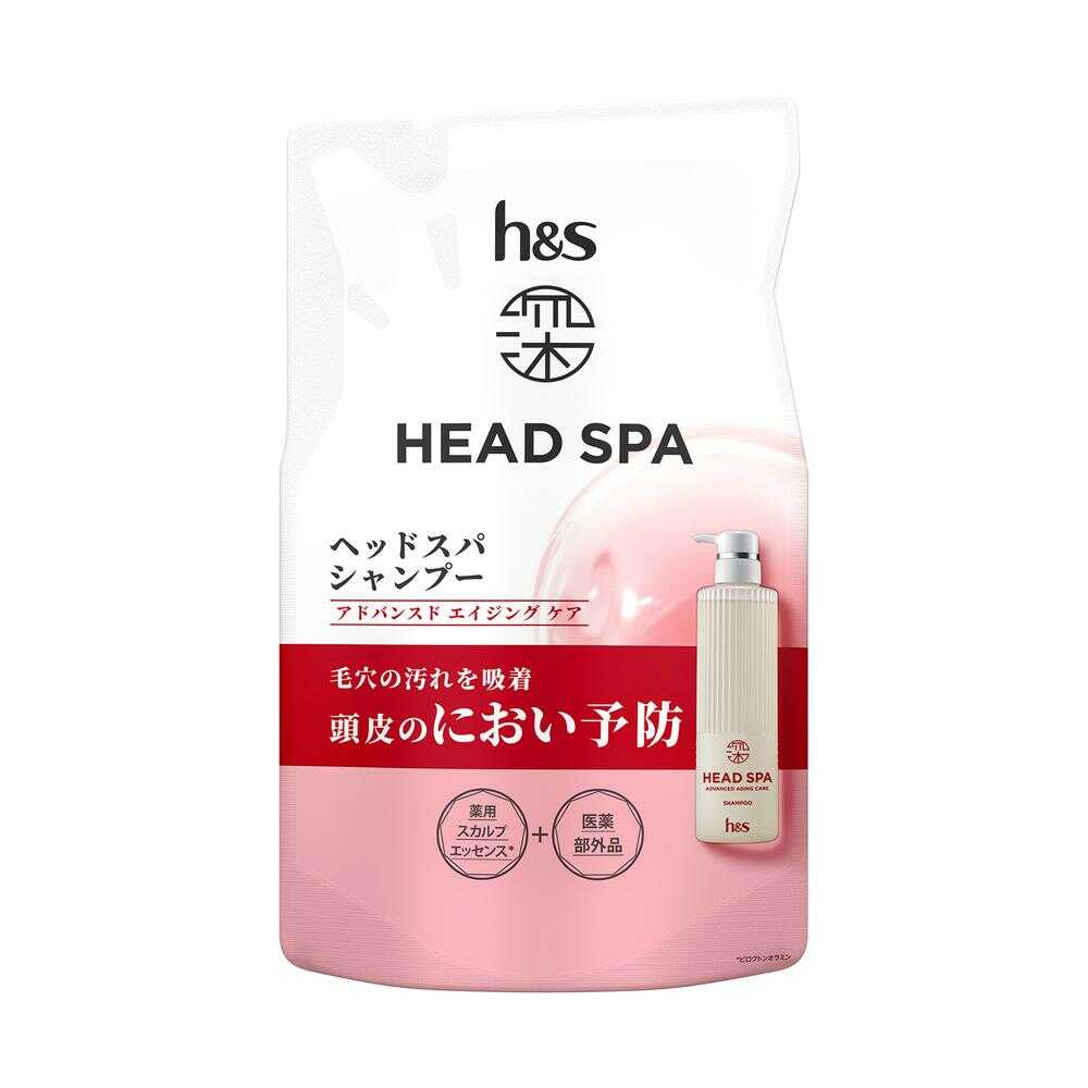 【Quasi-Drug】P&G Deep Head Spa by h&s Advanced Aging Care Shampoo Refill 350g