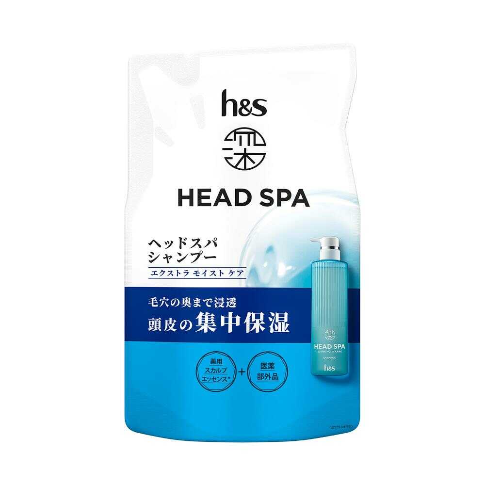 P&G Deep Head Spa by h&s Extra Moist Care Shampoo Refill 350g