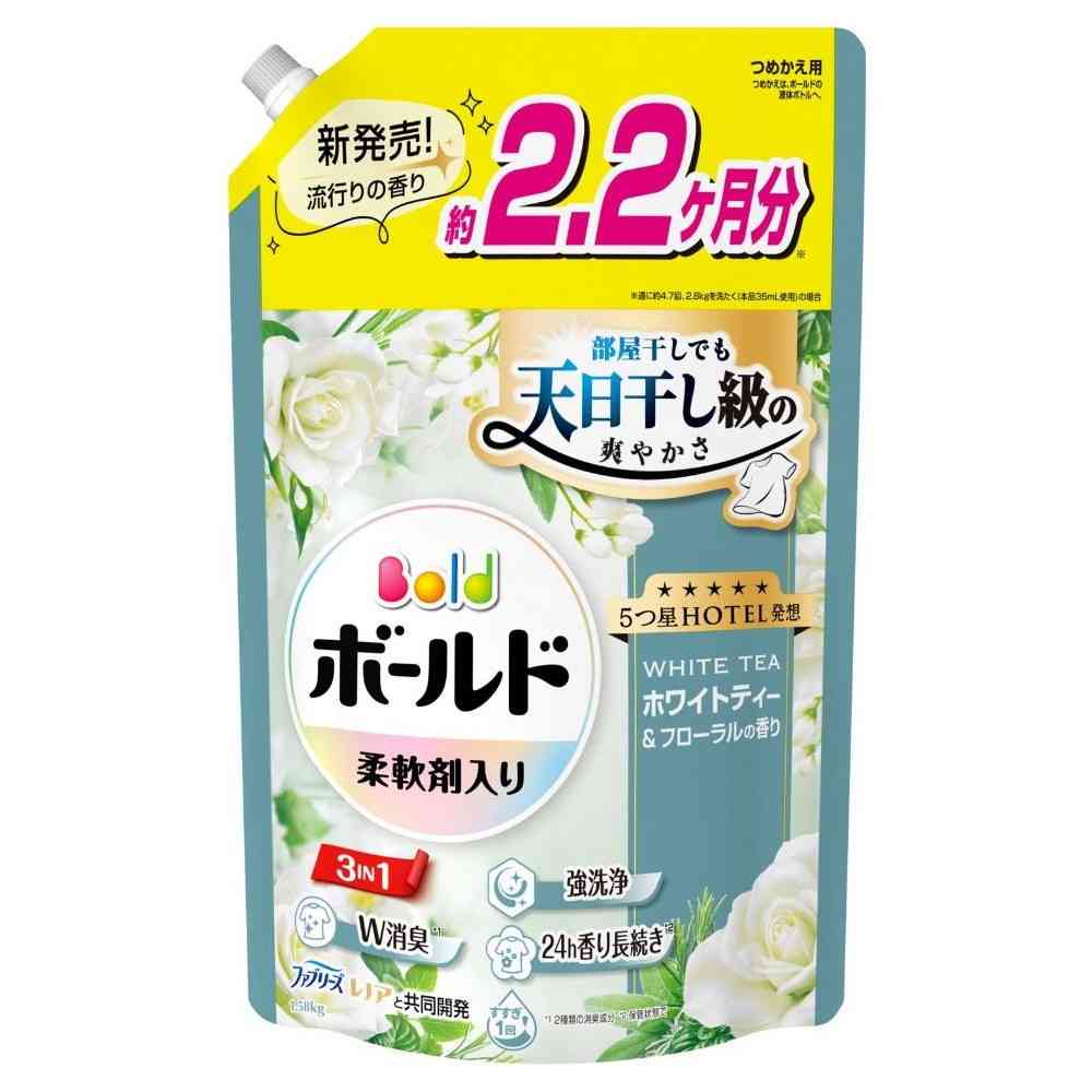 P&G Bold Gel White Tea & Floral Scent Refill Ultra Jumbo 1580g