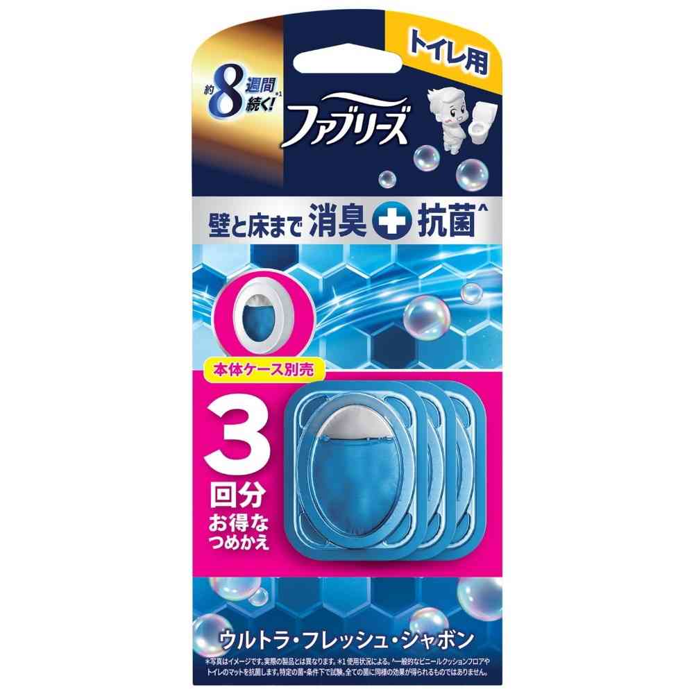 P&G Febreze Toilet Deodorizer + Antibacterial Ultra Fresh Soap Refill 6.3ml x 3