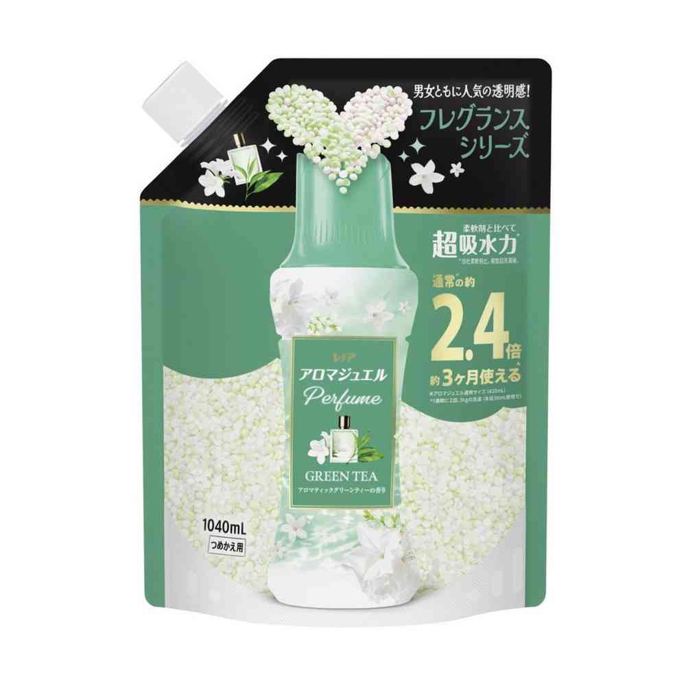 P&G Lenor Aroma Jewel Green Tea Scent Refill Large Size 1040mL