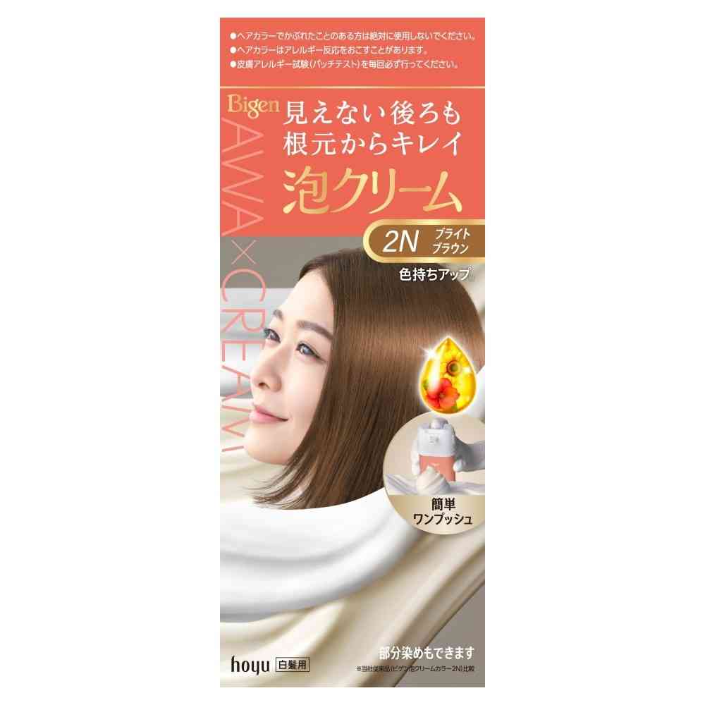 Bigen Foam Cream Color 2N 1st Agent 50g + 2nd Agent 40g + After Color Serum 5ml