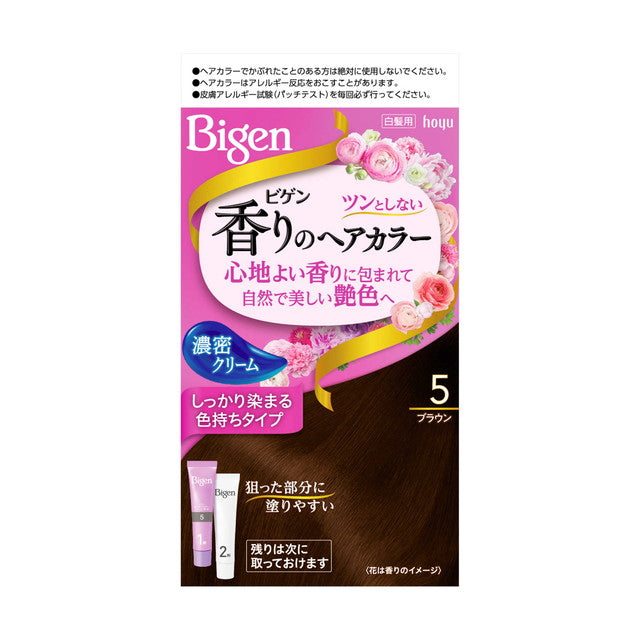 Bigen Fragrance Hair Color Cream (New) 5 40g + 40g