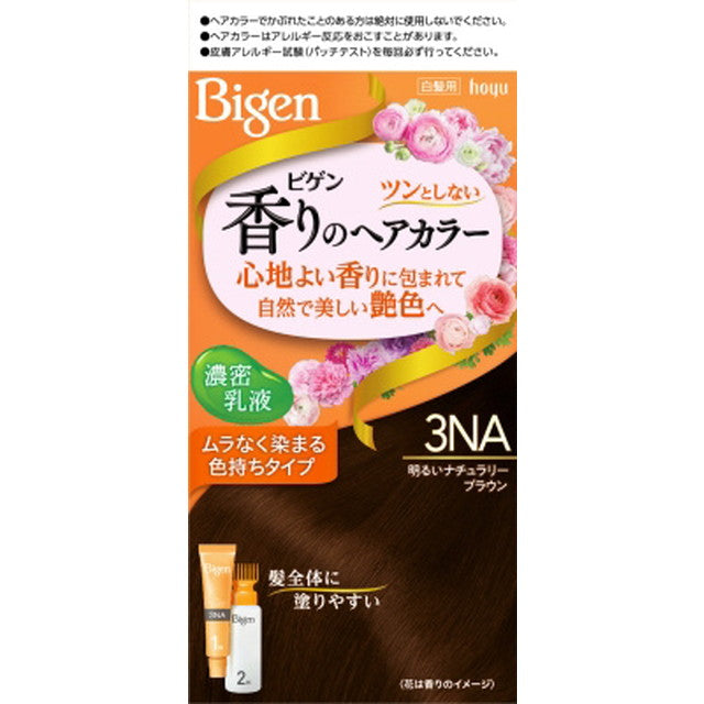 Bigen Fragrance Hair Color Cream 3NA Light Natural Brown 40g + 60ml
