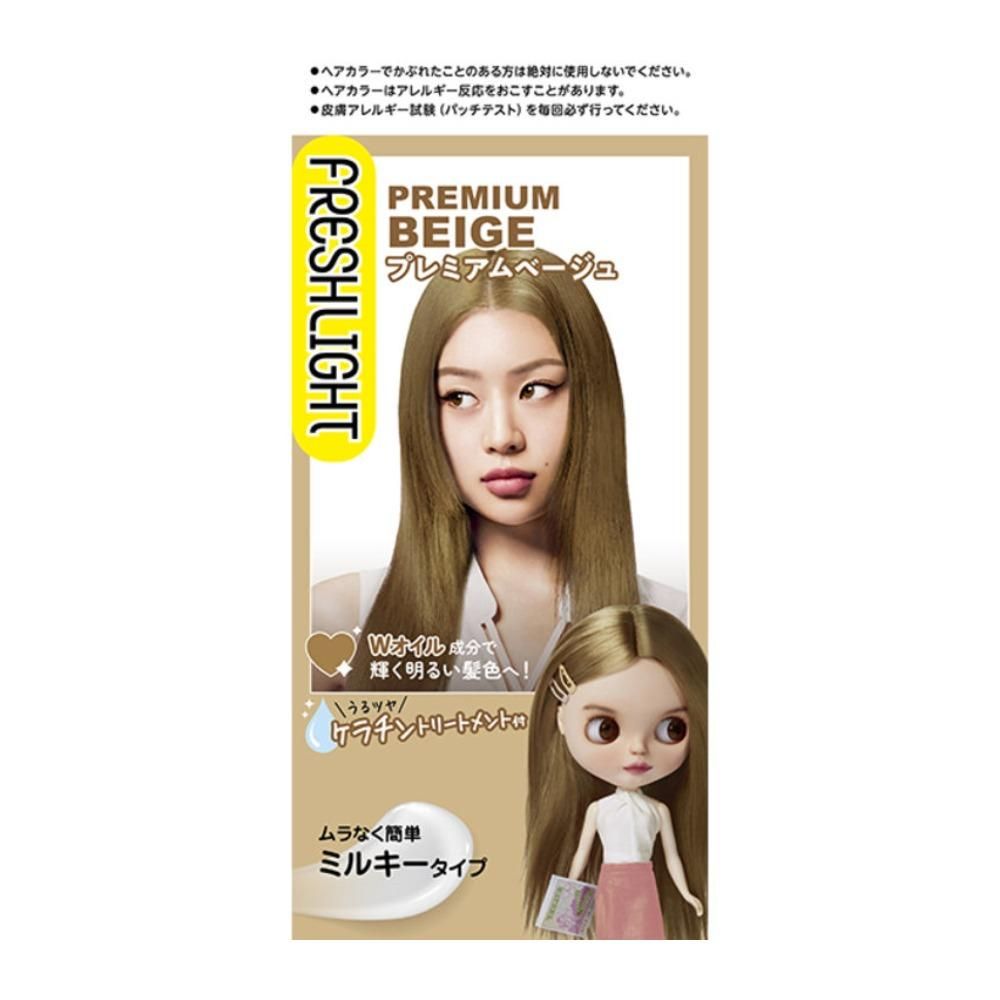 [Quasi-Drug] Henkel Japan Fresh Light Milky Hair Color Premium Beige