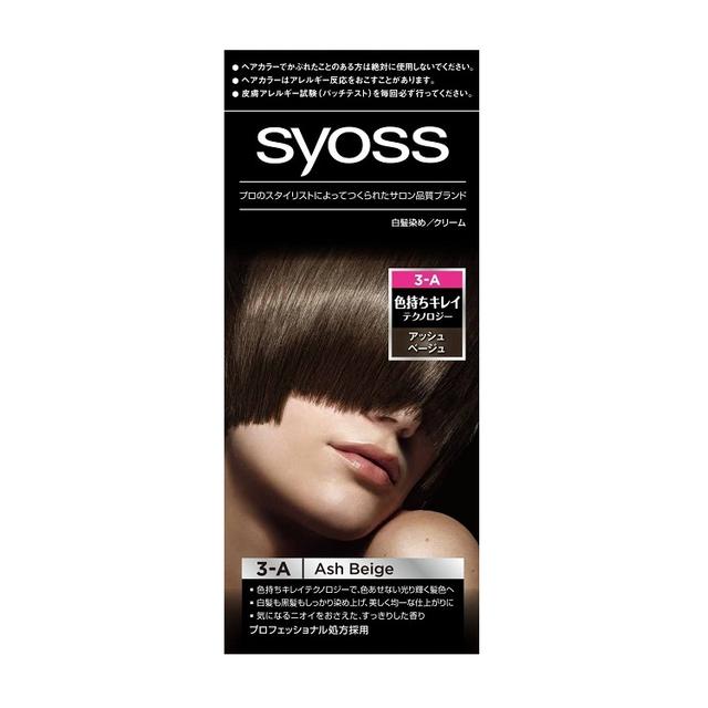 Henkel Japan Syoss Hair Color Cream 3A Ash Beige