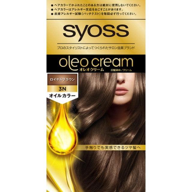 Medicinal Henkel Japan Syoss Oleo Cream Hair Color 3N 50g+50g