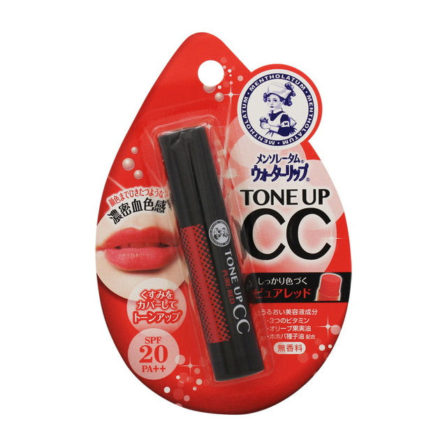 Rohto Mentholatum Water Lip Tone Up CC Pure Red 4.5g
