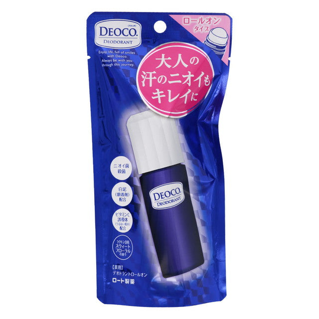 Rohto Deoco Medicinal Deodorant Roll-On 30mL