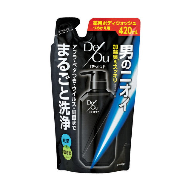 [Quasi-drug] Rohto Deou Medicated Cleansing Wash Refill 420mL