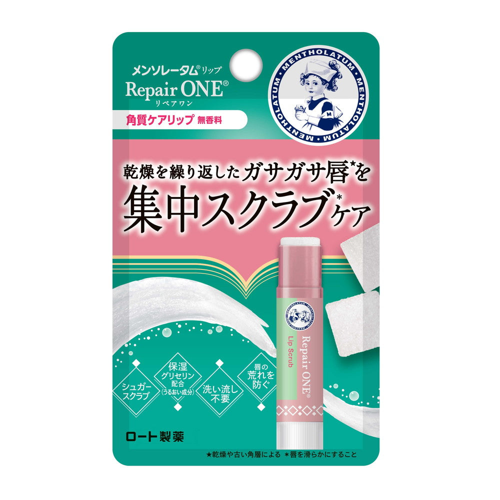 Rohto Mentholatum Lip Repair One Exfoliating Lip Balm 3.6g