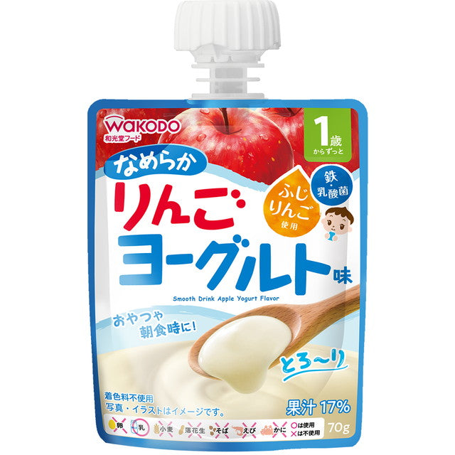 MY Jelly Drink Smooth Apple Yogurt Flavor 70g (From 1 Year Old)
