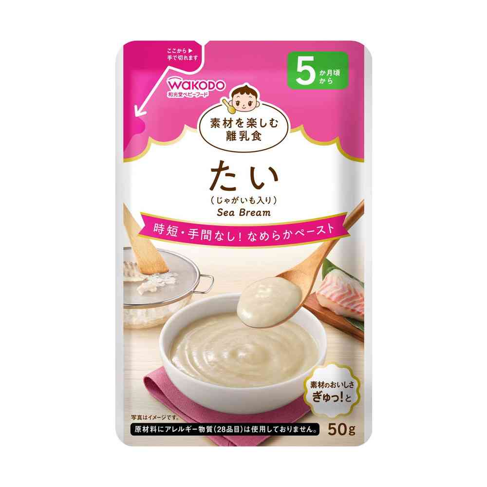 Asahi Enjoyable Baby Food - Sea Bream (5 months and up) 50g