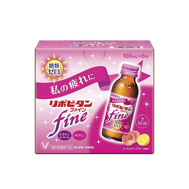 Taisho Pharmaceutical Lipovitan Fine 100ml × 6