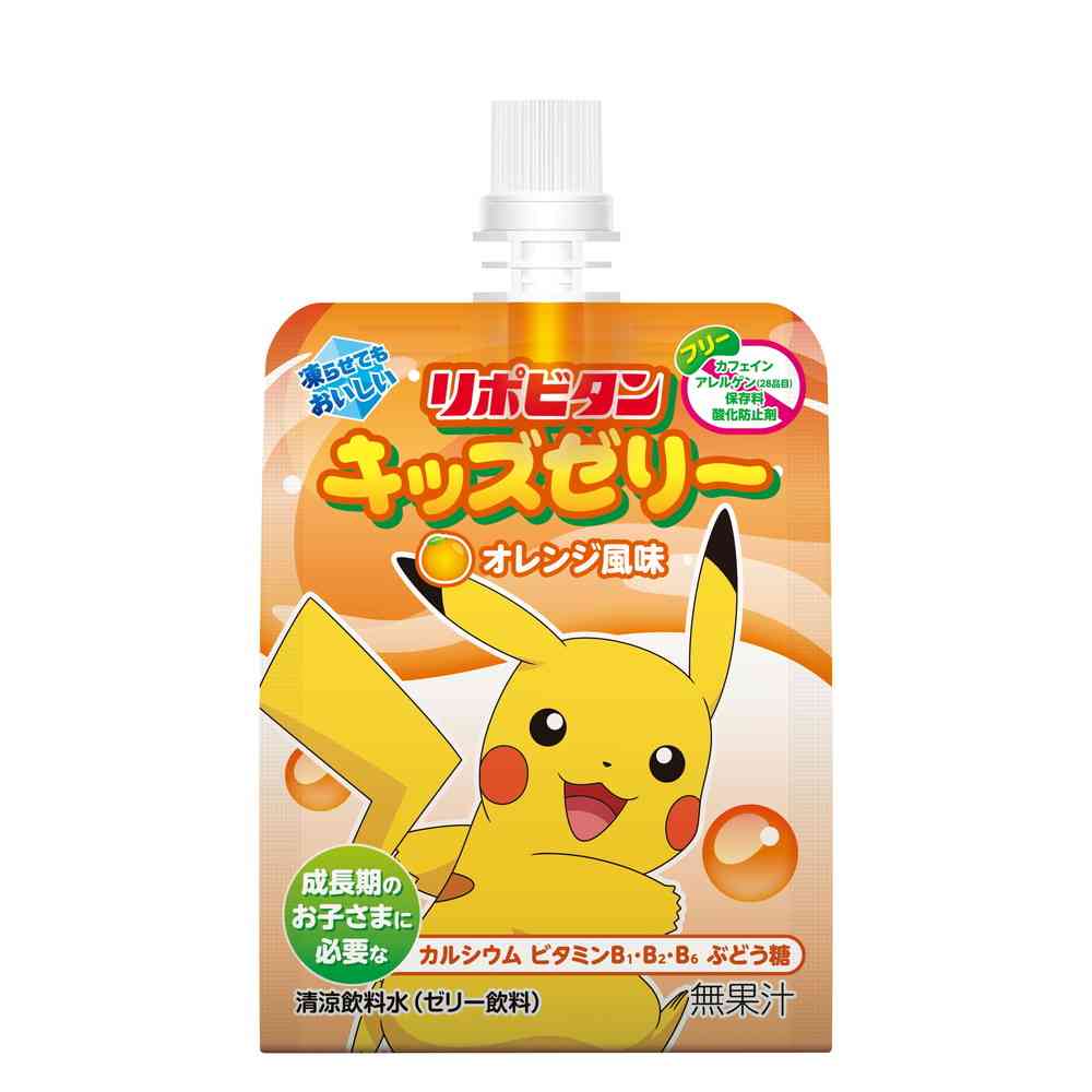 Taisho Pharmaceutical Lipovitan Kids Jelly Orange Flavor 125g x 6