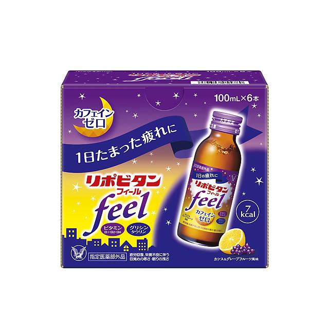 Taisho Pharmaceutical Lipovitan Feel 100ml x 6 Bottles