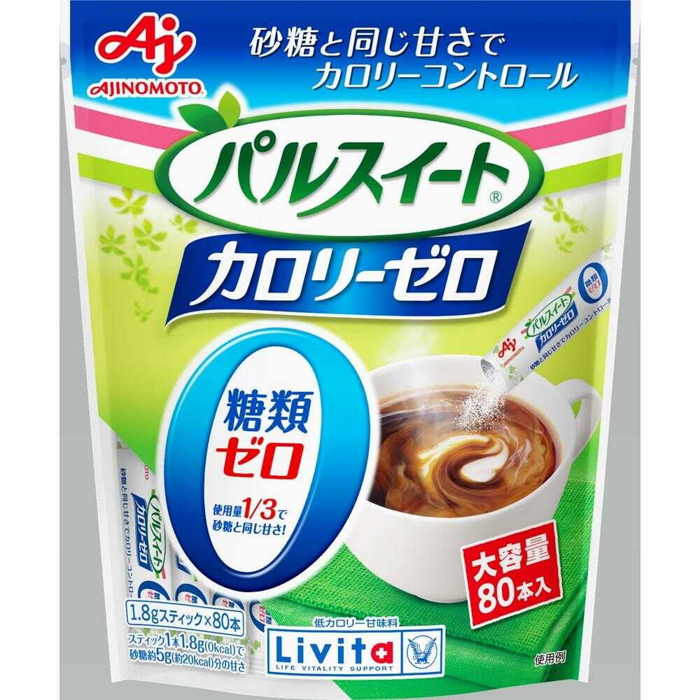 Taisho Pharmaceutical Libita Pal Sweet Zero Calorie Granulated Sticks 80 Sticks