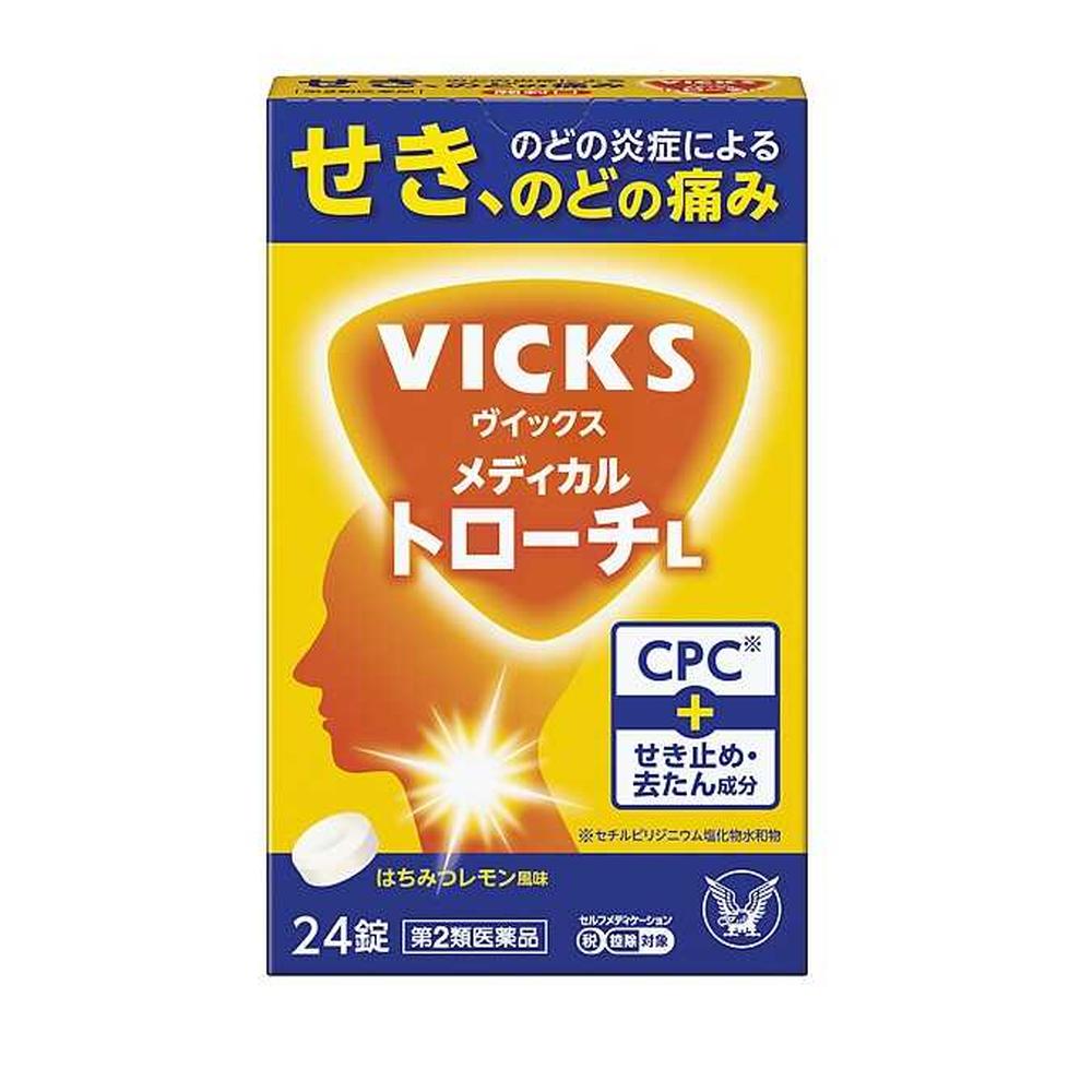 Taisho Pharmaceutical Vicks Medical Lozenge L 24 Tablets