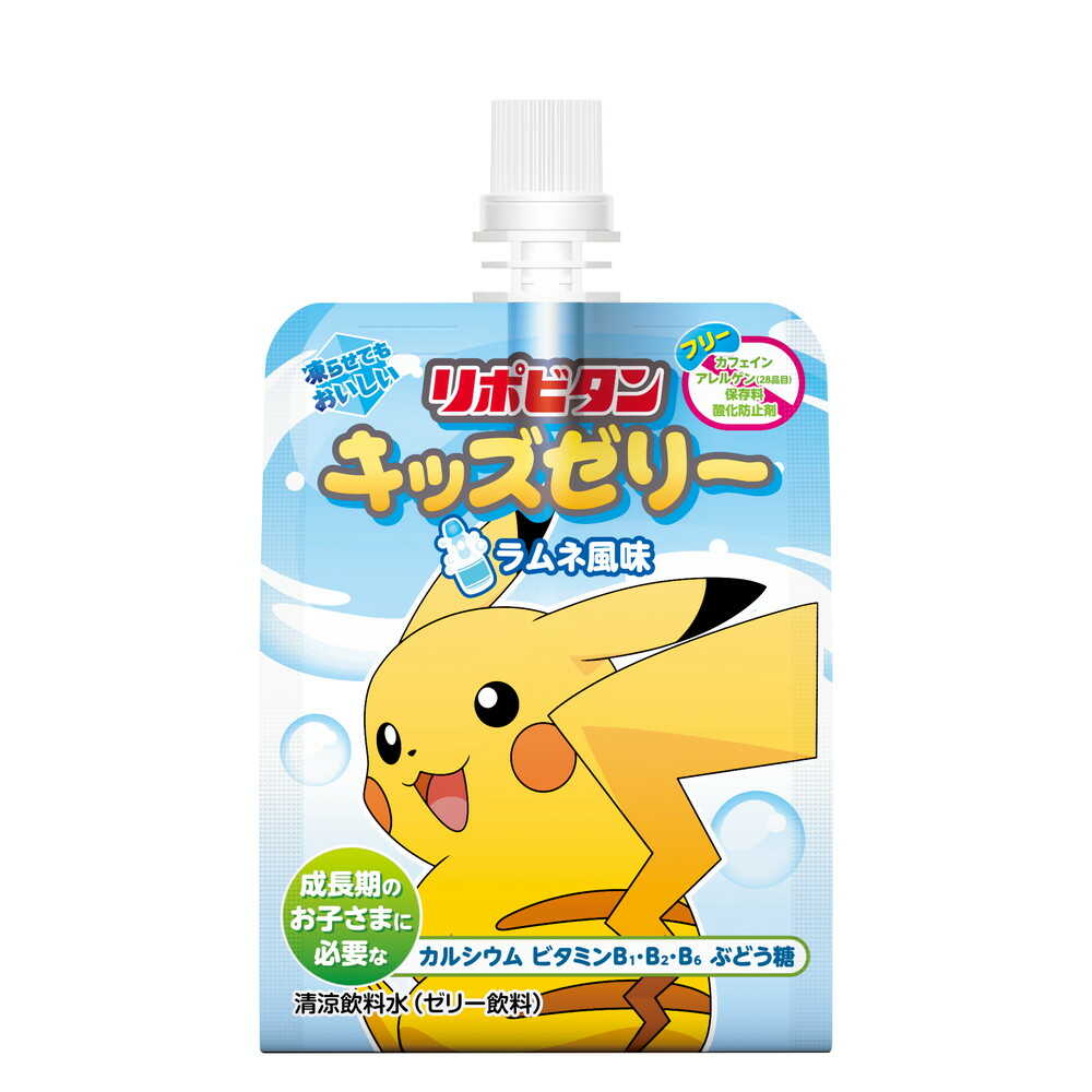Taisho Pharmaceutical Lipovitan Kids Jelly (Ramune Flavor, 125g x 6)